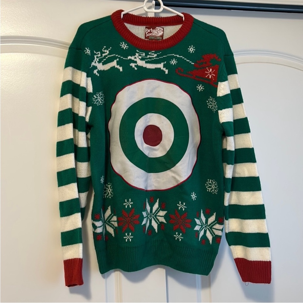 Ugly Christmas Sweater/Drinking Game - Size Large